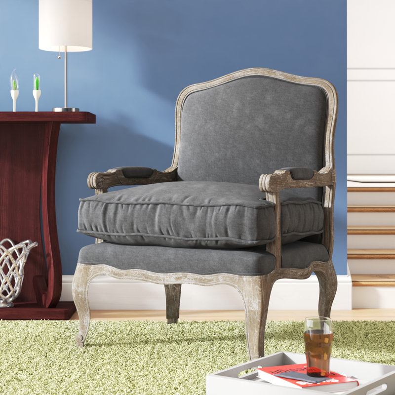 Rodney Wide Armchair, Gray