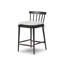 Kershaw Upholstered Stool with Solid Wood Frame