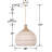 Chastyn 6 - Light Dimmable Bell Chandelier