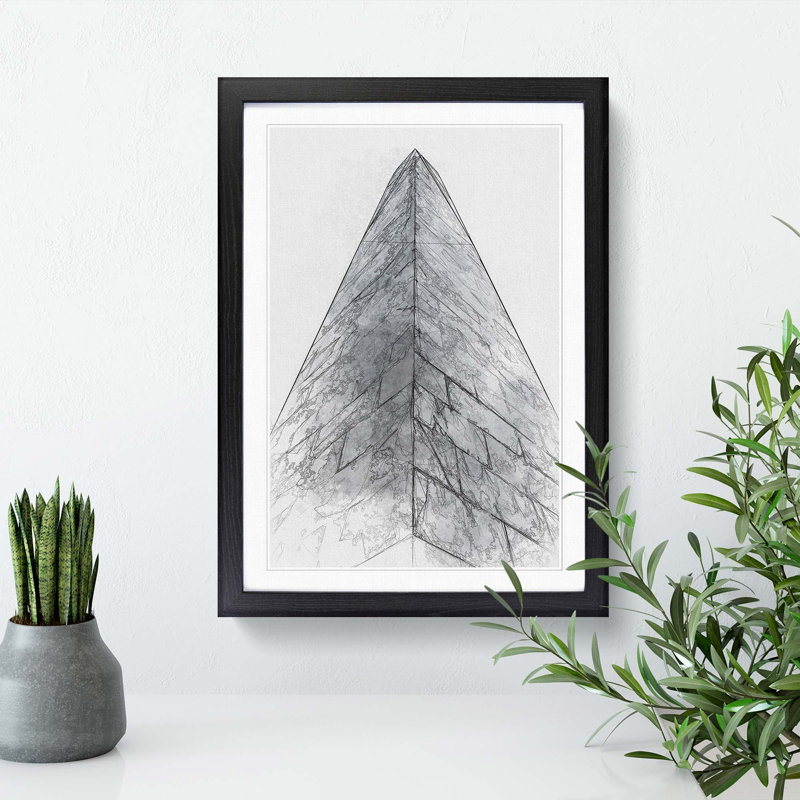 Sketching the Architecture Vol.41 - Picture Frame Drawing Print, 87cm H x 62cm W x 2cm D, Black Framed