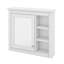 Pharmacie, armoire de rangement de salle de bain murale avec miroir, 3 tablettes ouvertes-708769828
