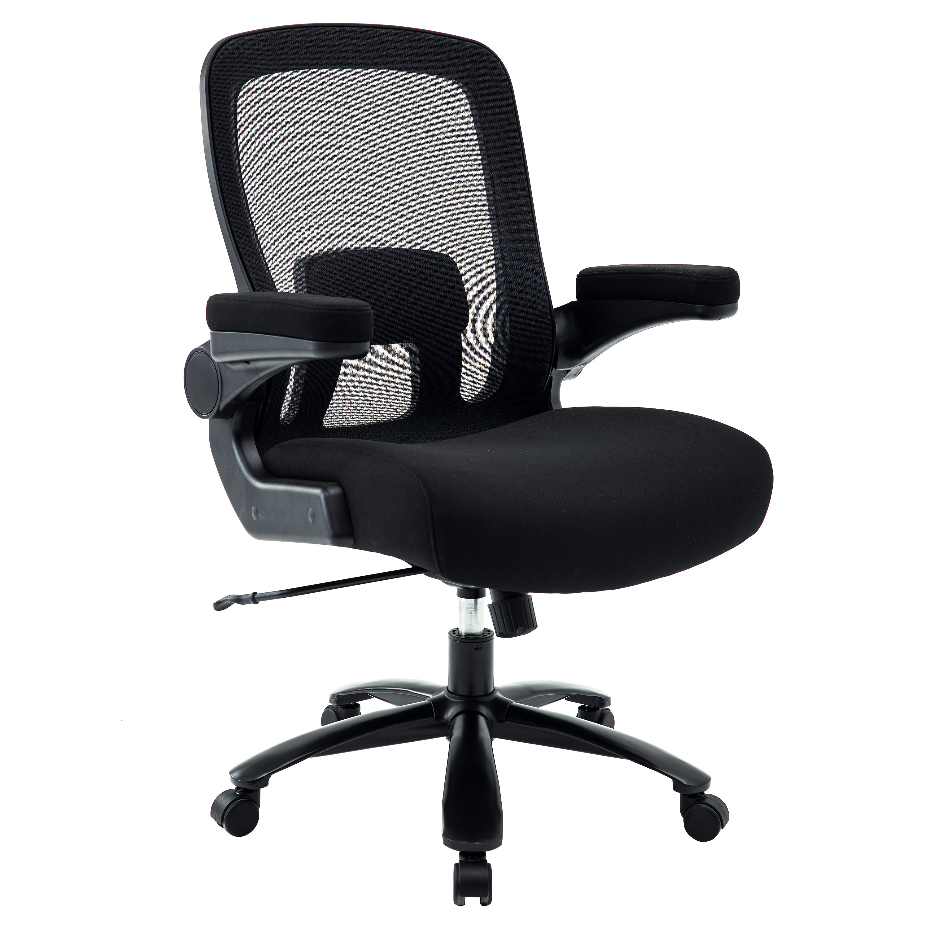 Big and Tall 500lbs Office Chair - Adjustable Lumbar Support 3D
