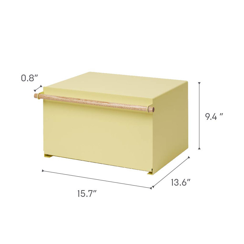 Tosca Yamazaki Home Bread Box, Yellow Pear