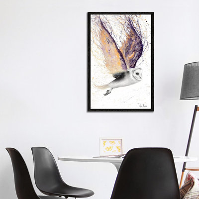 Opal Winged Owl by Ashvin Harrison - Print on Canvas