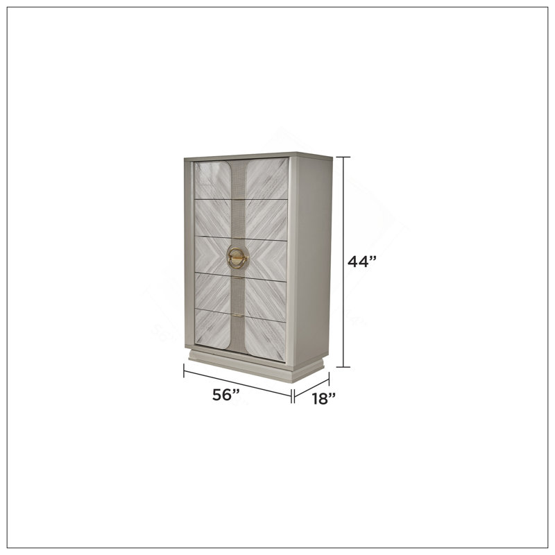 Commode 5 tiroirs Eternity