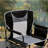 Heavy-Duty Camping Director's Chair, Extra-Large, Portable, Folding Design With Side Table Pocket, Suitable For Various Scenarios Such As Beach Fishing, Picnics, And Concerts.
