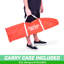 2.58' x 2.58' Foam Fire Trophy Hunt Plastic Cornhole Board with Carrying Case