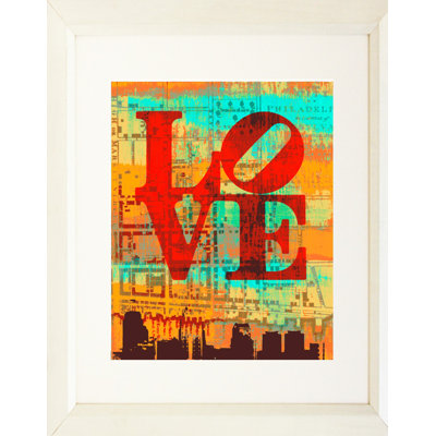 « love philly xvii », art textuel encadré