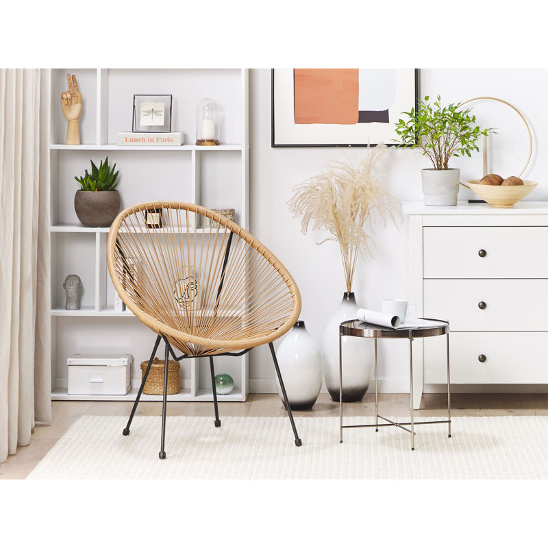 Broseley Wicker Outdoor Lounge Chair, Natural