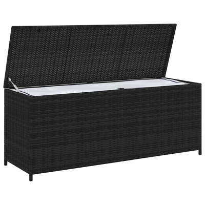Arlmont & Co. Dalewood Water Resistant Poly Rattan Storage Bench by Arlmont & Co.