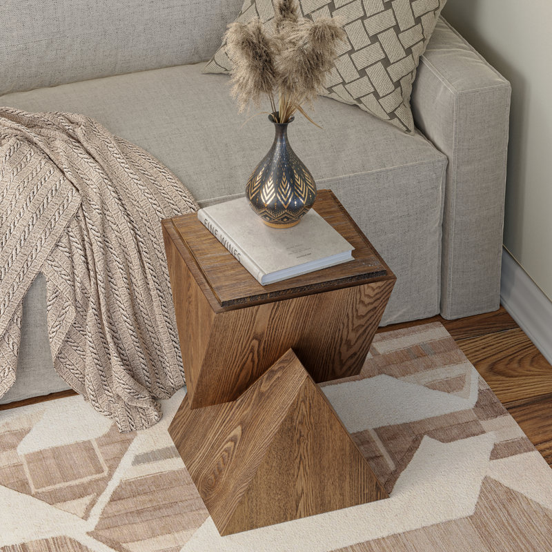 Table de bout Modern Farmhouse, Brown