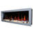 Gloria II Wall-Mounted Electric Fireplace with Smart App Control (Silver)-870763040