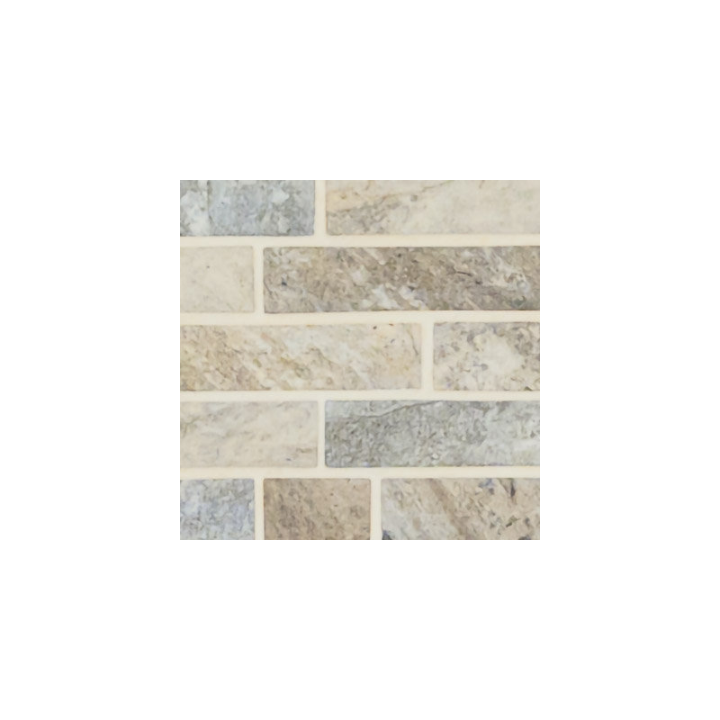 Montessa Sora Interlocking 12 in. x 12 in. Glossy Glass Mosaic Floor and Wall Tile