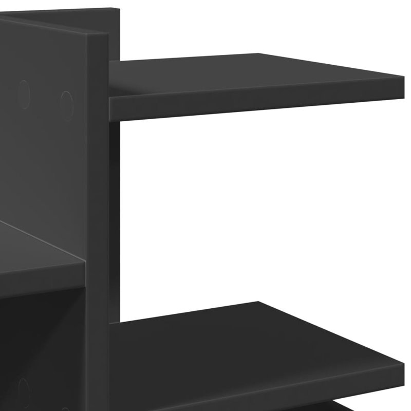 Manufactured Wood Desk Organizer, Black