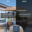 Icarus 4.4m x 2.6m Rectangular Traditional Parasol-1927211892