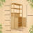 64 inch tall double-door high-capacity storage rack bathroom cabinet