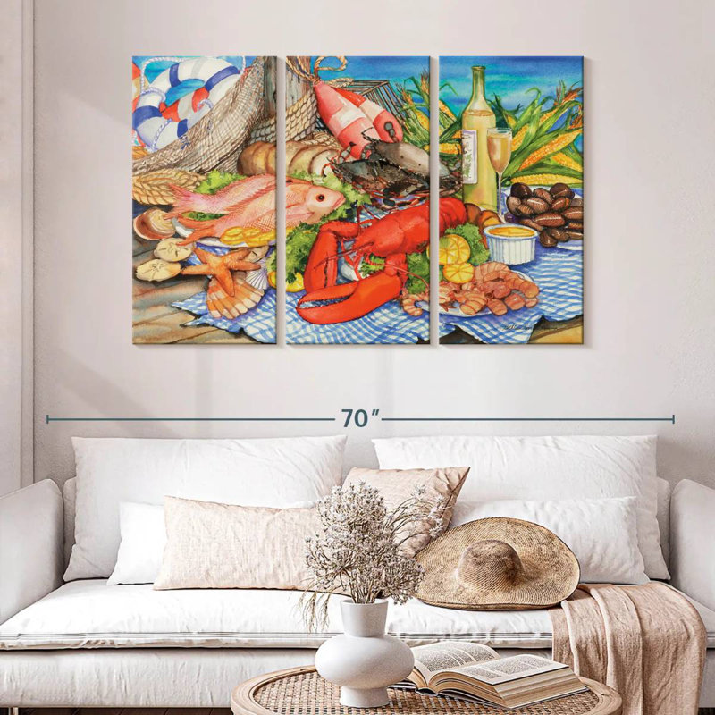 Yarlin Seafood Platter, 32" H x 50" W