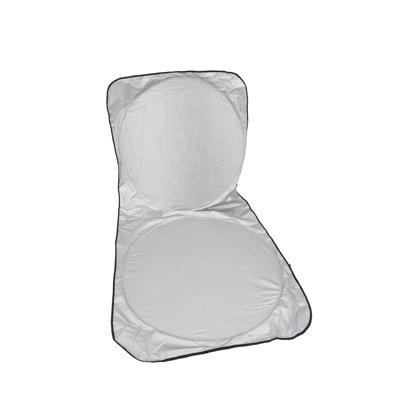 59" x 28" Small Car Windshield Sun Shade Cover Deflector - Blocks Uv Rays Sun Visor Protector