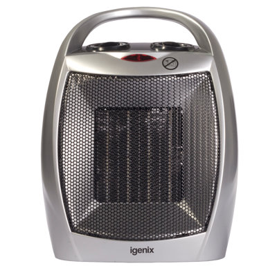 Igenix 1800W PTC Ceramic Fan Heater Silver