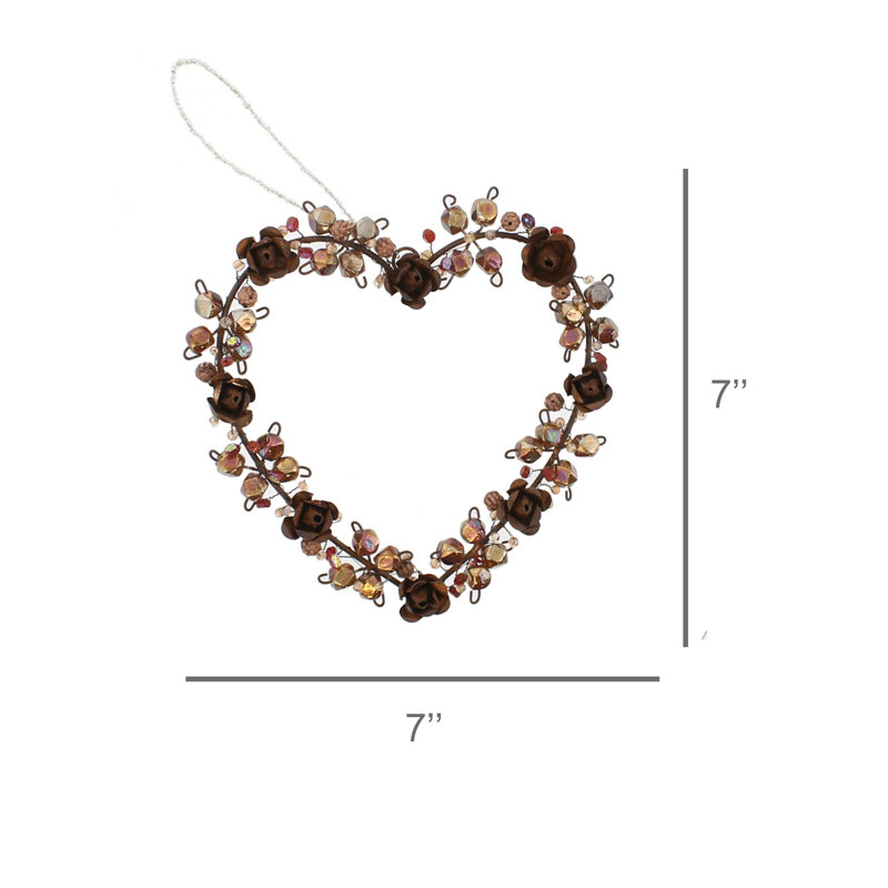 Wire Glass 7'' Wreath Hanger