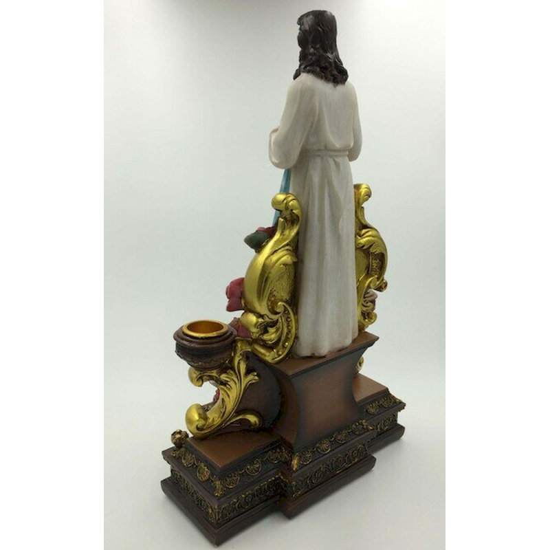 Statuette Jamilla Jesus avec bol d'eau bénite