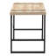 Bureau d'ordinateur, bureau personnel, ordinateur portable, L 48 po, travail, stratifié naturel, contemporain, moderne