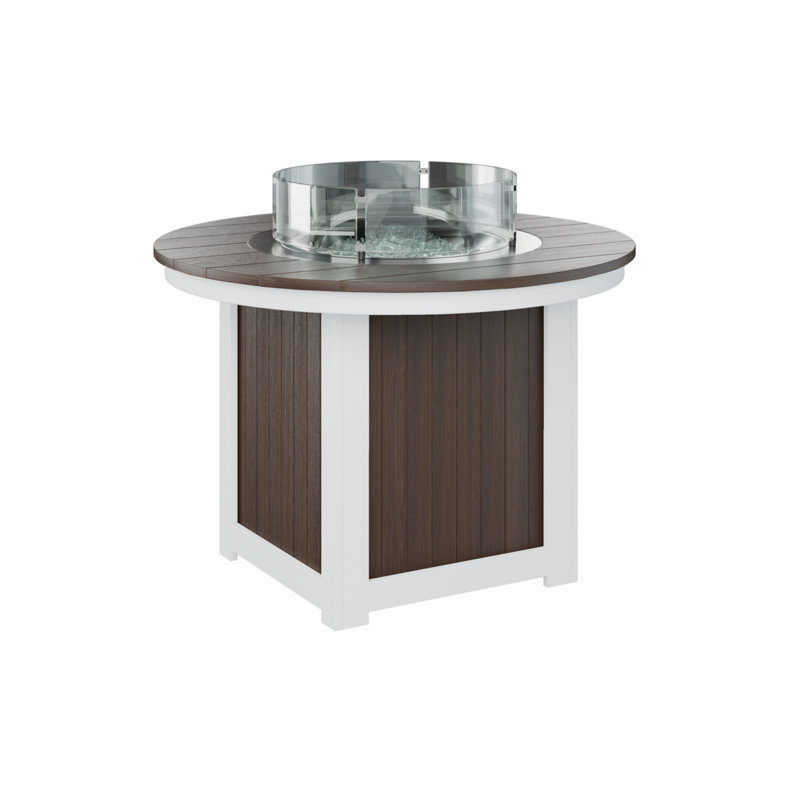Foyer de table rond Berlin Donoma, Imbuia