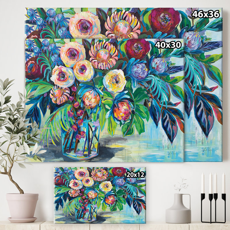 Impression sur toile tendue, H 20 po x l 20 po x P 1 po