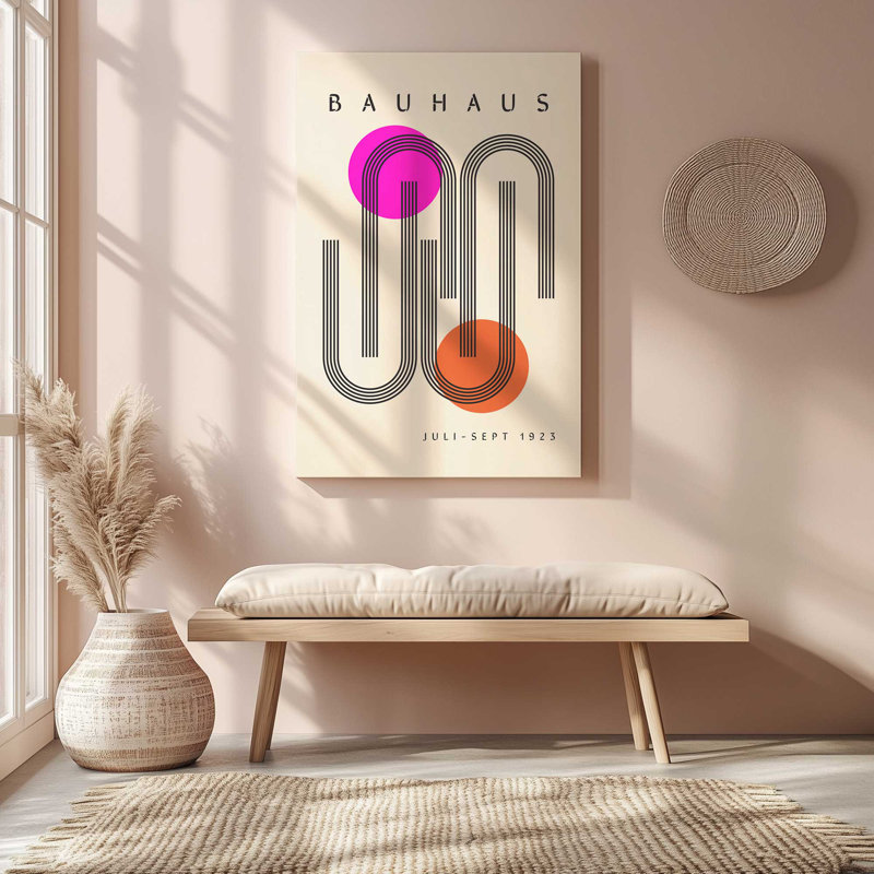 " Streamlined Bauhaus ", 36" H x 24" W