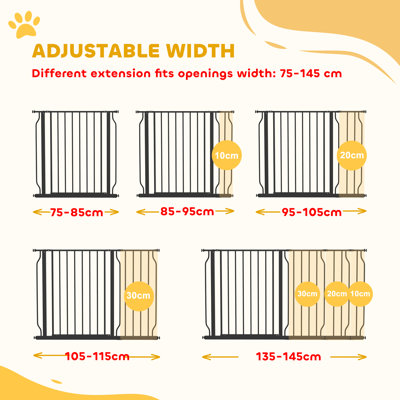 Metal Pressure Mounted Pet Gate