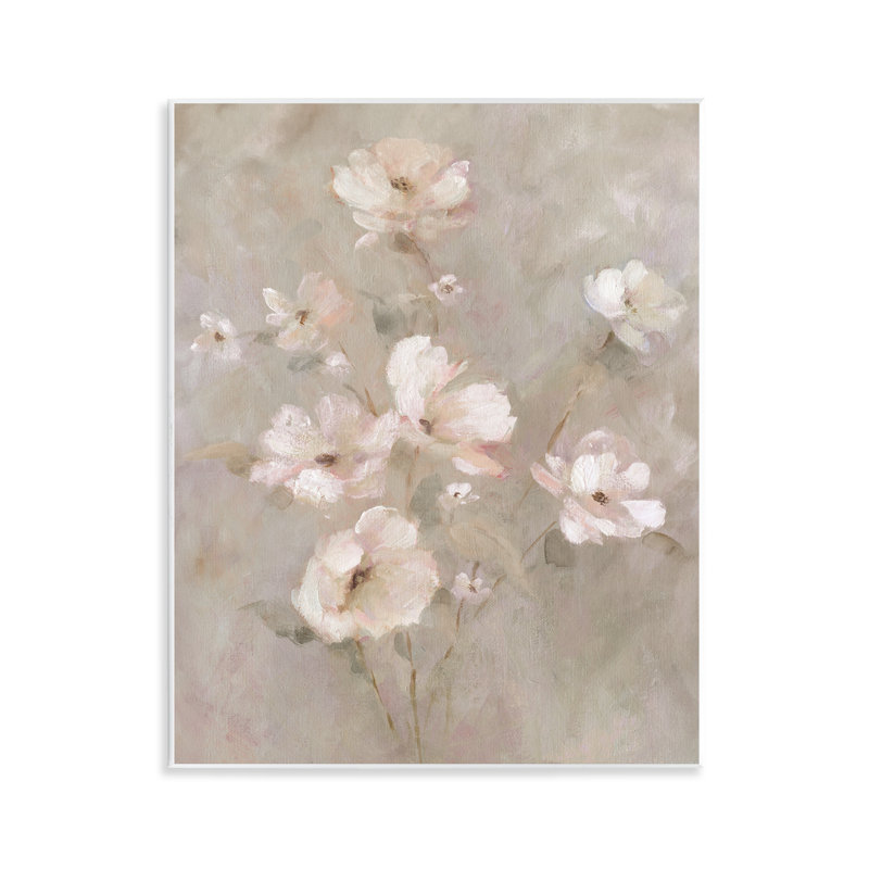 «Delicate Blush Floral Arrangement», plaque murale par Carol Robinson
