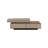 Walnut & Marble Veneer Square Coffee Table