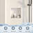 13.94"x 13.94" Square Wall Niche Single Shelf Recessed Metal Cabinet-362039296