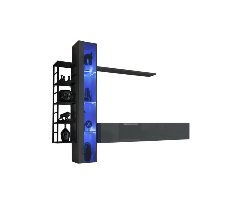 Unfinished Entertainment Centre for TVs up to 75", Graphite