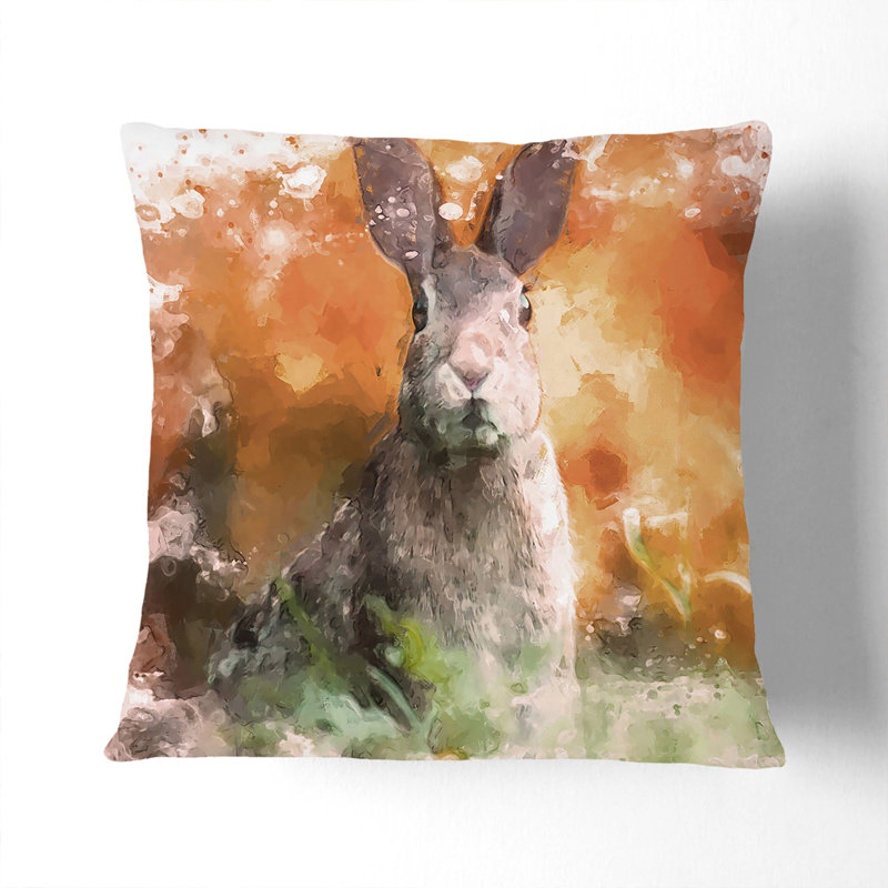 Square Throw Cushion, 40cm H x 40cm W x 15cm D
