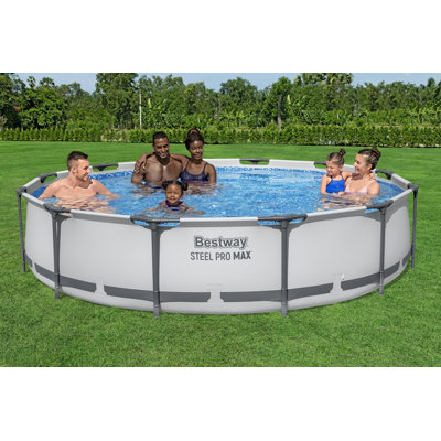 12' x 30'' Steel Pro Frame Pool Set