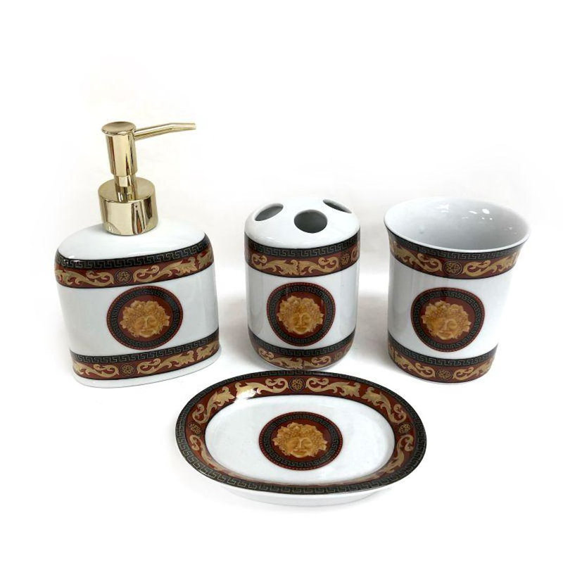 Ensemble d’accessoires de salle de bain 4 pièces aelwen Trim