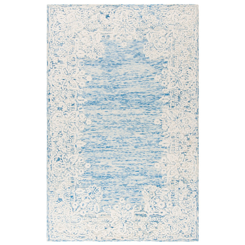 Ocala Hand Tufted Wool Oriental Rug, Rectangle 5' x 8'