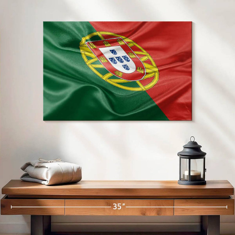 Drapeau national du Portugal, H 16 po x l 24 po