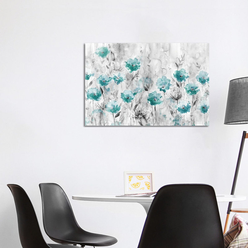 Poppy Garden by Carol Robinson - Painting on Canvas, 101.6 cm H x 66.04 cm W x 1.91 cm D, Wrapped Canvas
