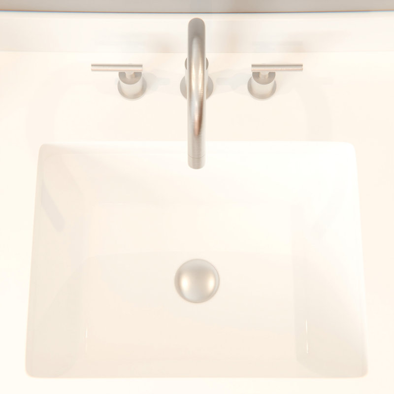 Robinet de salle de bain Waltz, Nickel brossé