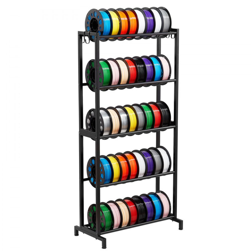 63.5cm W Powder Coated Steel Storage Rack