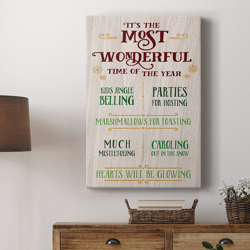 «Most Wonderful» - Toile tendue sur mesure Cavas, H 60 po x l 40 po