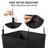 Fabric Rolling Laundry Hamper with Handles-5591461