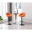 Thornbury Swivel Upholstered Adjustable Height Counter Stool with Metal Frame-468890044