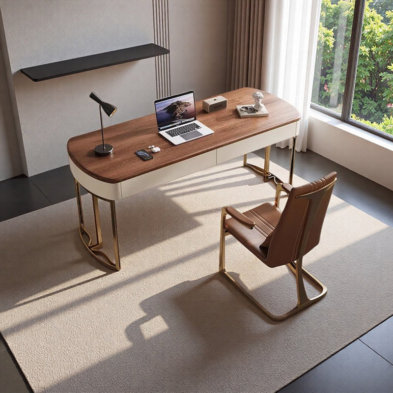 Bureau de luxe moderne et lumineux, H 29,53 po x l 55,12 po x P 23,62 po