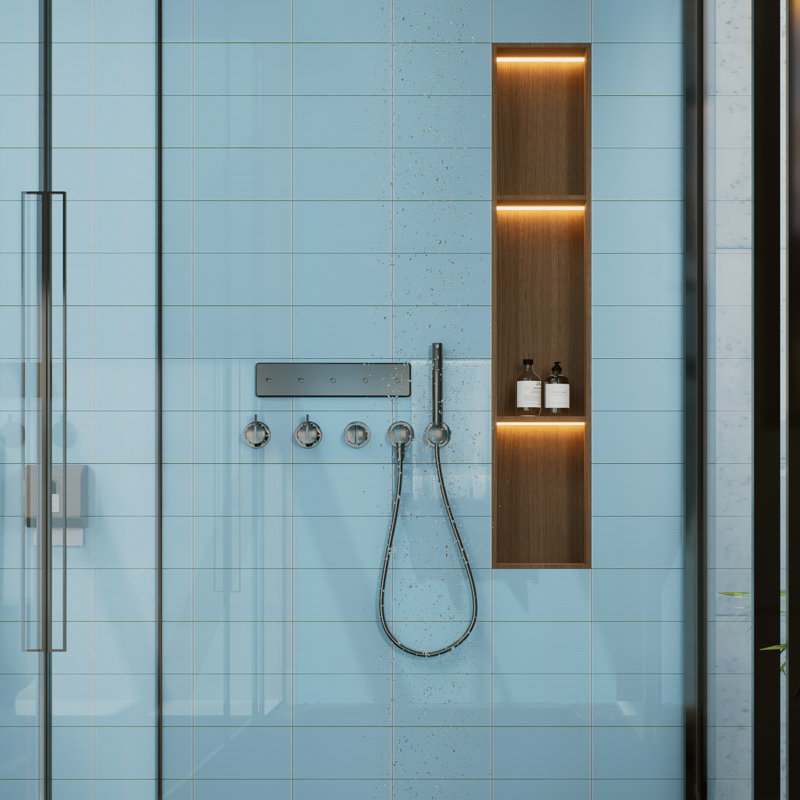 Piscina Brick 4-3/4 In. X 9-5/8 In. Porcelain Floor And Wall Tile