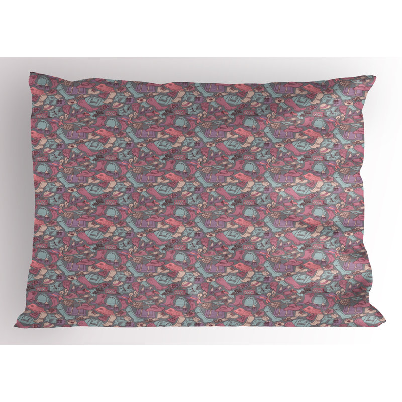 Ensemble de 2 taies décoratives et accessoires Ambesonne Fashion 136580, H 20 po x l 36 po