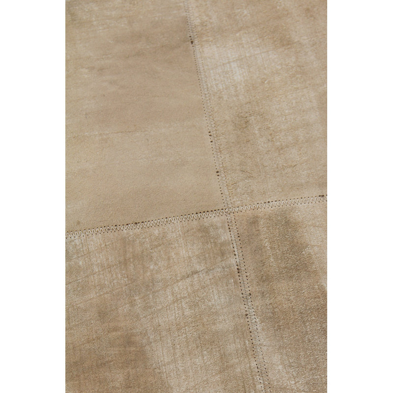 Capri Leather Geometric Area Rug, Rectangle 9'6" x 13'6"