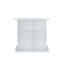 Table de bar à 6 tablettes White White